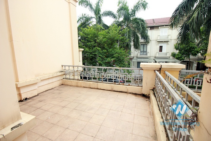 Unfurnished, bright house for rent in Ciputra, Tay Ho, Hanoi